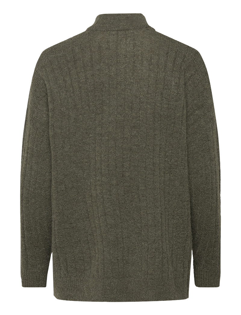 Selected - SLFMALINE LS KNIT HIGH NECK NOOS - stickade tröjor - kalamata - 2