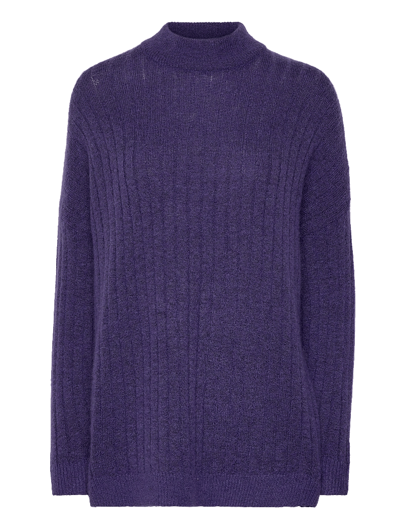 Selected - SLFMALINE LS KNIT HIGH NECK NOOS - pullover - liberty - 0