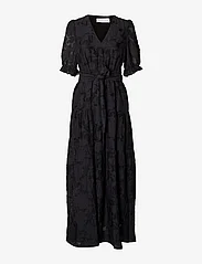 Selected Femme - SLFCATHI-SADIE 3/4 ANKLE DRESS FF - vakarėlių drabužiai išparduotuvių kainomis - dark sapphire - 0