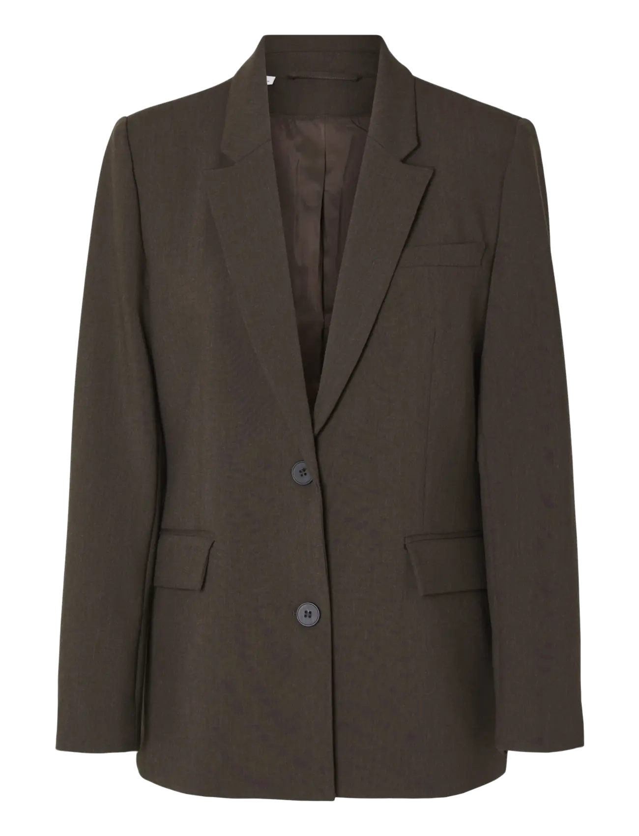 Selected - SLWRITA LS CLASSIC BLAZER MEL NOOS - enkeltradede blazere - delicioso - 1
