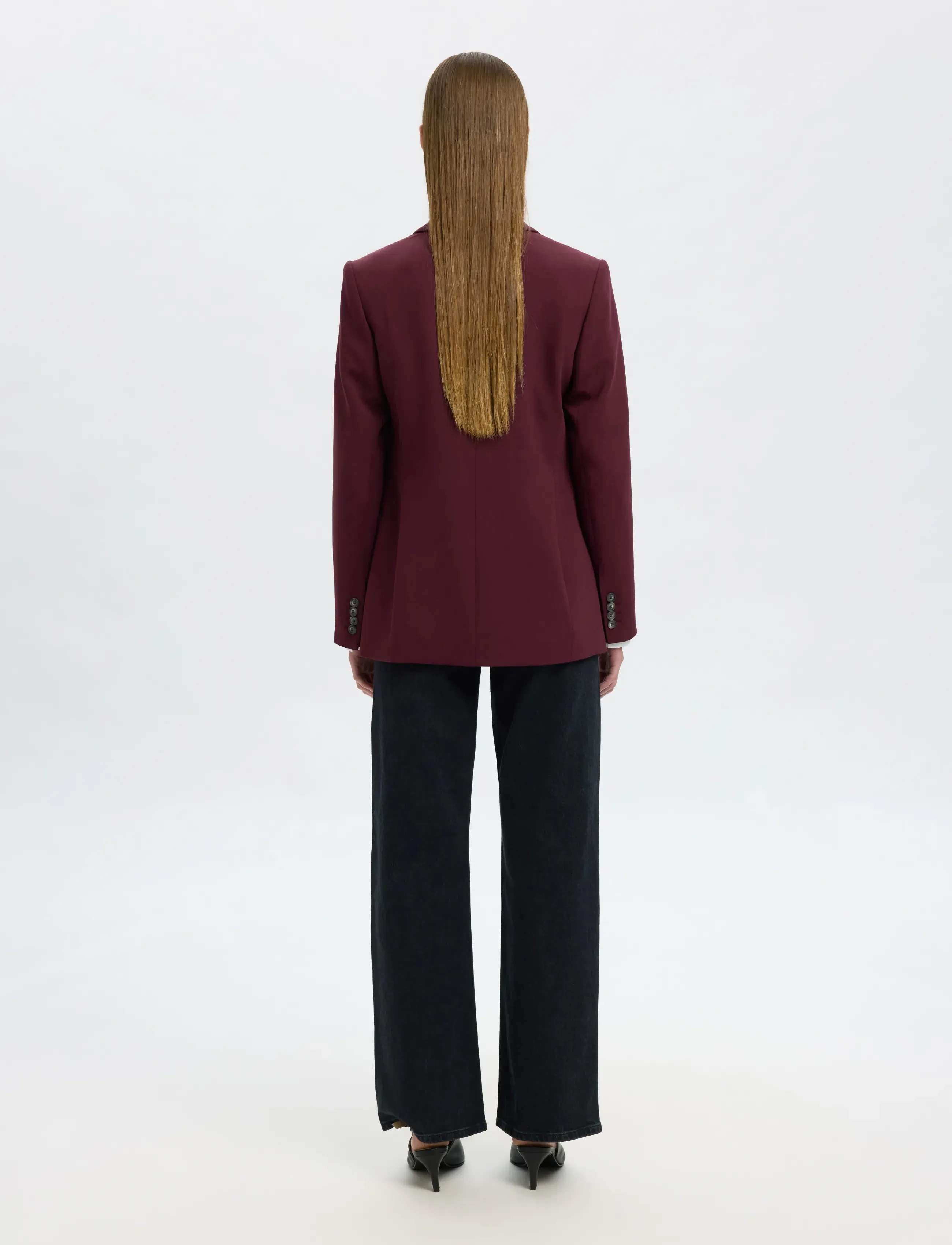 Selected - SLFRITA LS CLASSIC BLAZER MEL NOOS - fig - 2