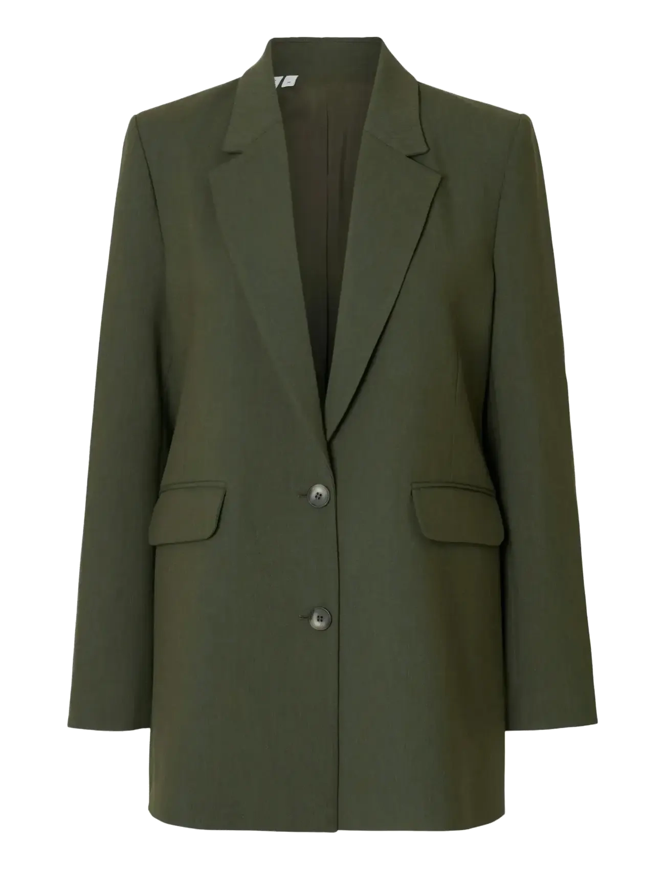 Selected SLWRITA LS RELAXED BLAZER MEL NOOS - Clothing - DEEP DEPTHS / khaki/green