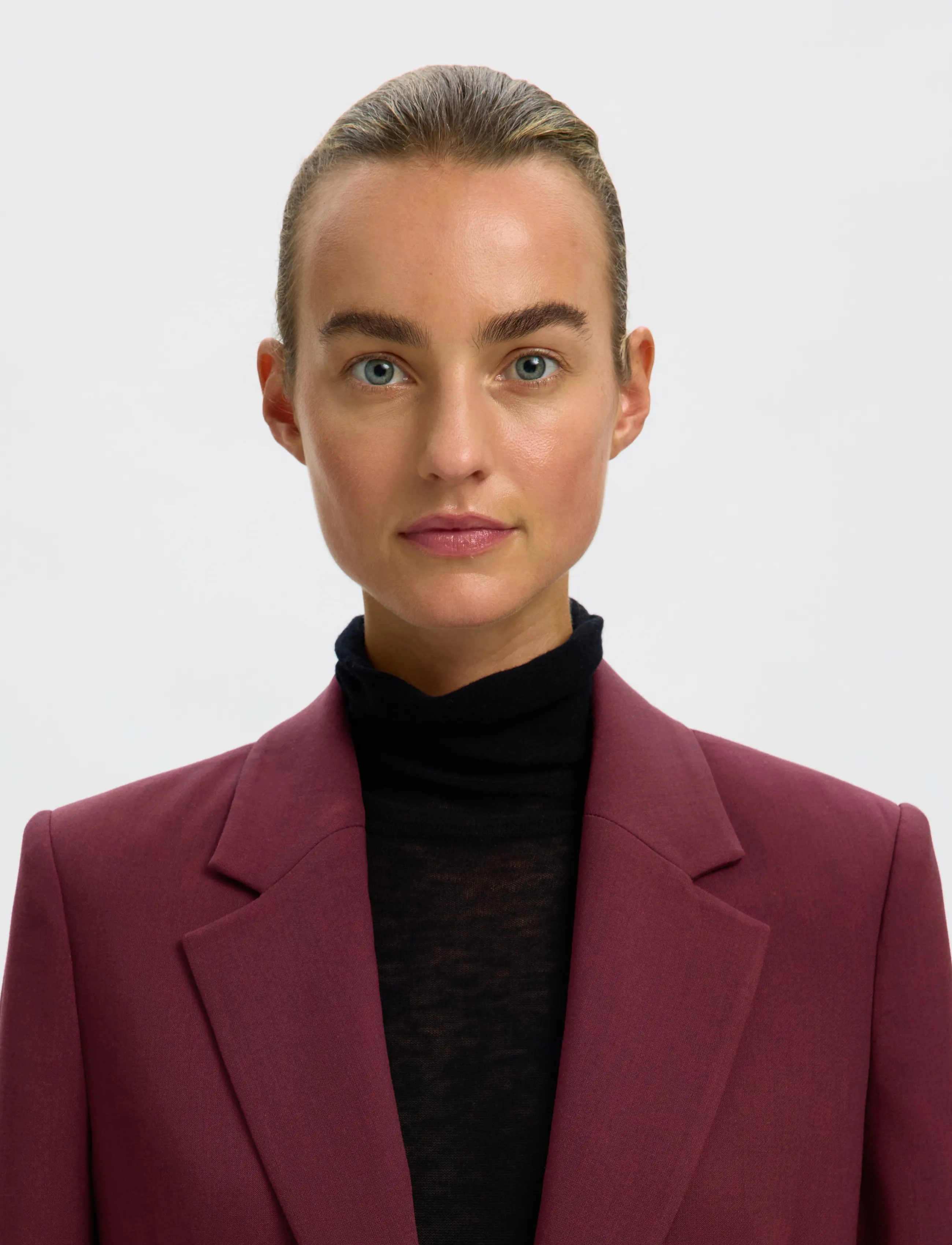 Selected - SLWRITA LS RELAXED BLAZER MEL NOOS - einreihige blazer - tawny port - 4
