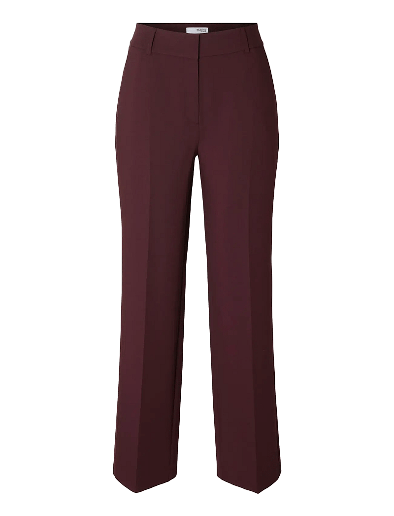 Selected - SLFRITA MW WIDE PANT MEL NOOS - formell - fig - 1