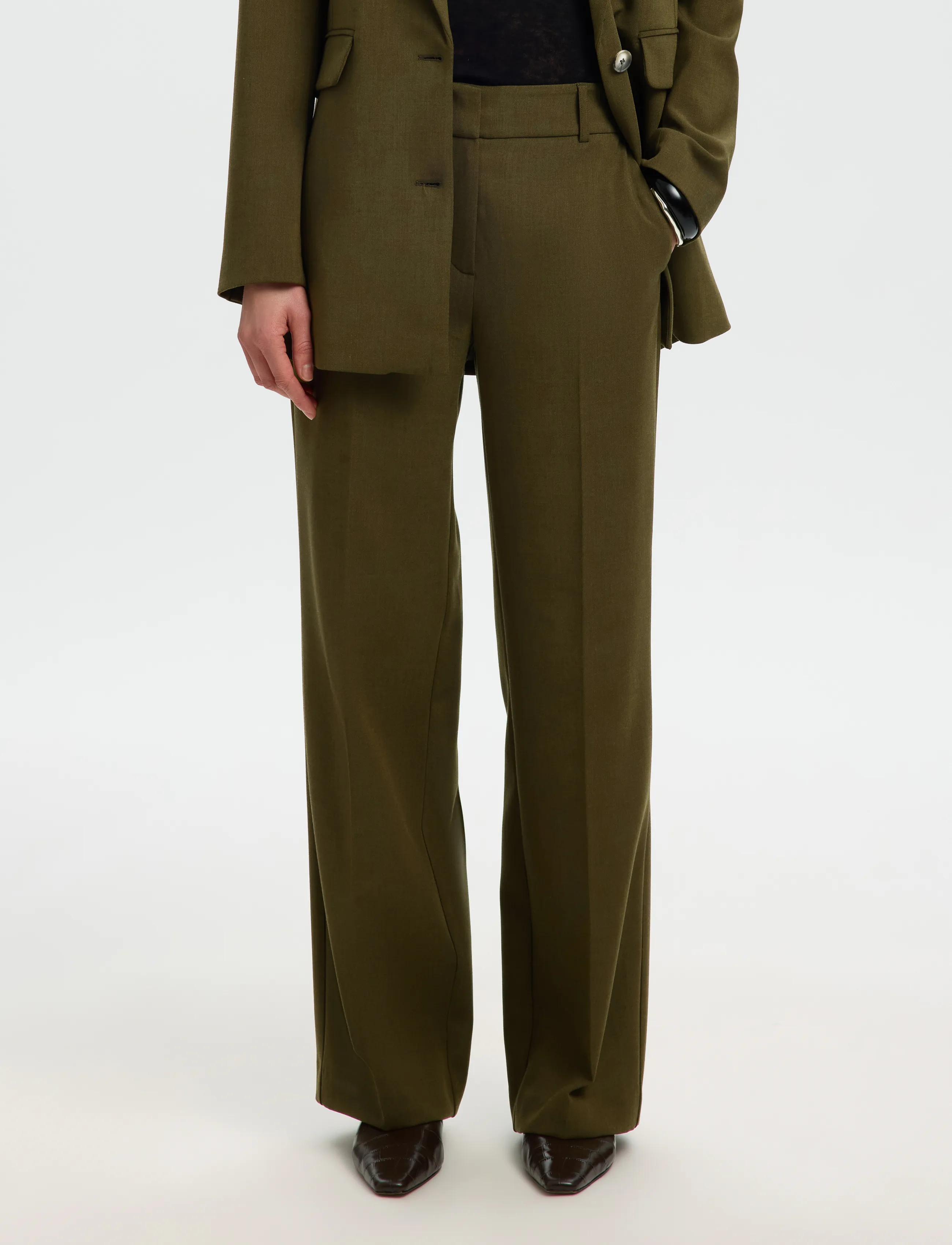 Slwrita Mw Wide Pant Mel Noos
