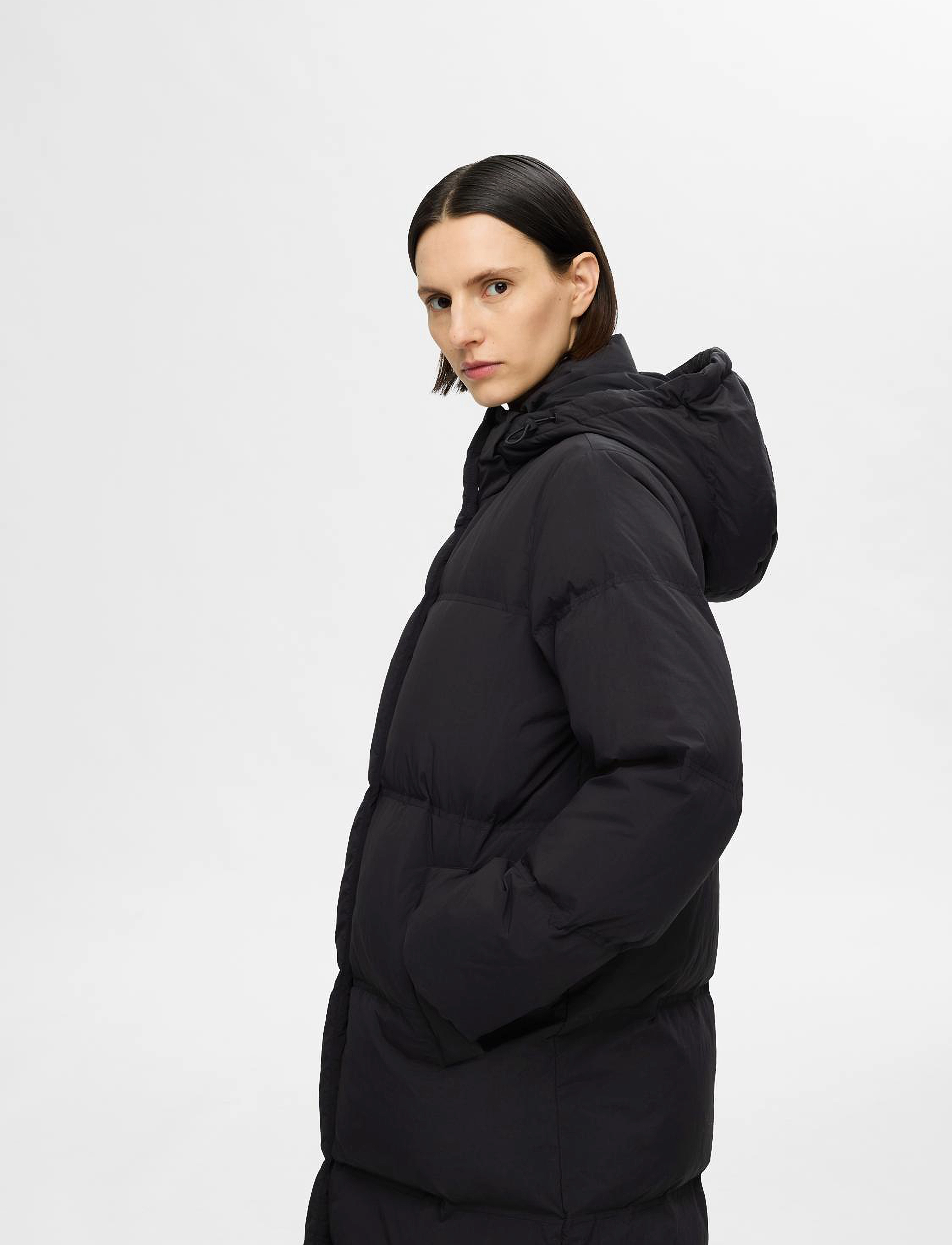 Selected - SLFSOFIE-RIGGA REDOWN JACKET NOOS - gefütterte & daunenjacken - black - 4