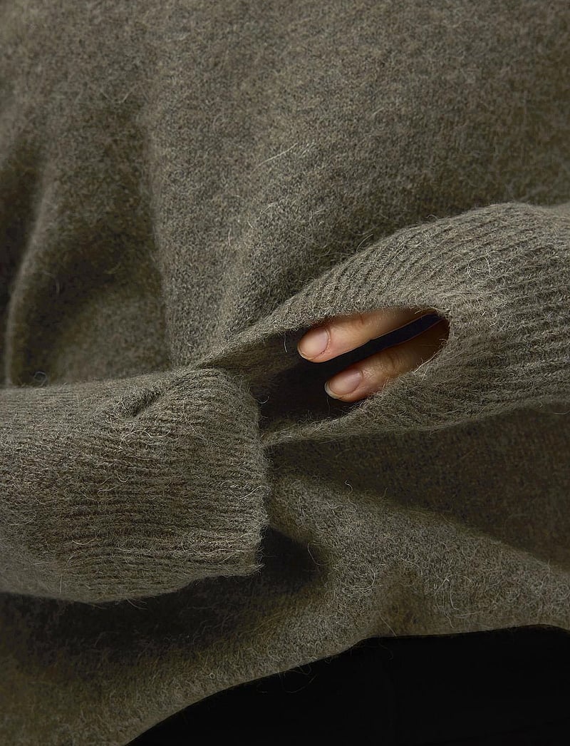 SELECTED FEMME SLFLULU New LS Knit V-hals B NOOS, berken/details: melange, XS SELECTED FEMME SLFLULU New LS Knit V-hals B NOOS, berken/details: melange, XS