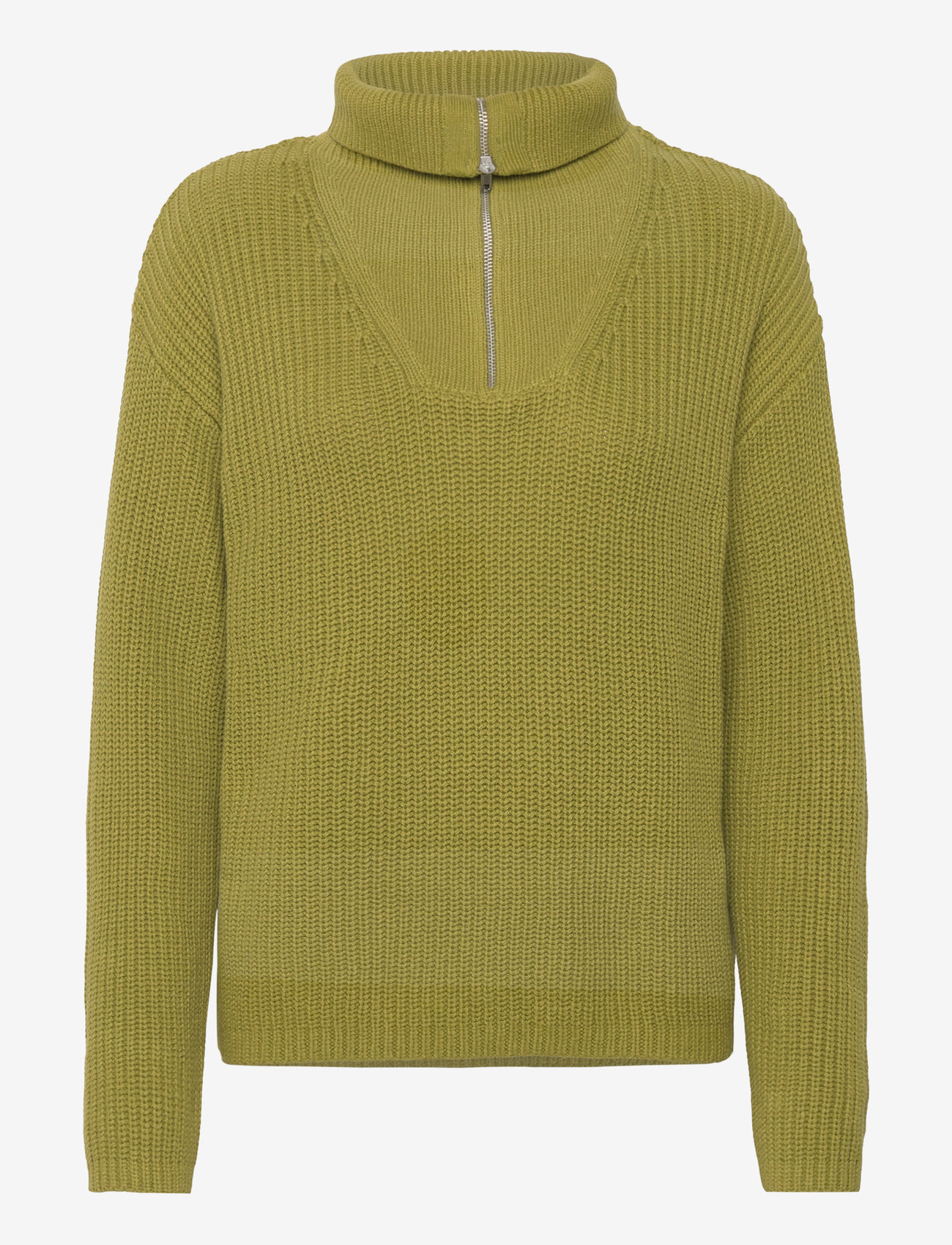 Selected - SLFBLOOMIE LS KNIT HALF ZIP NOOS - pullover - cardamom seed - 2