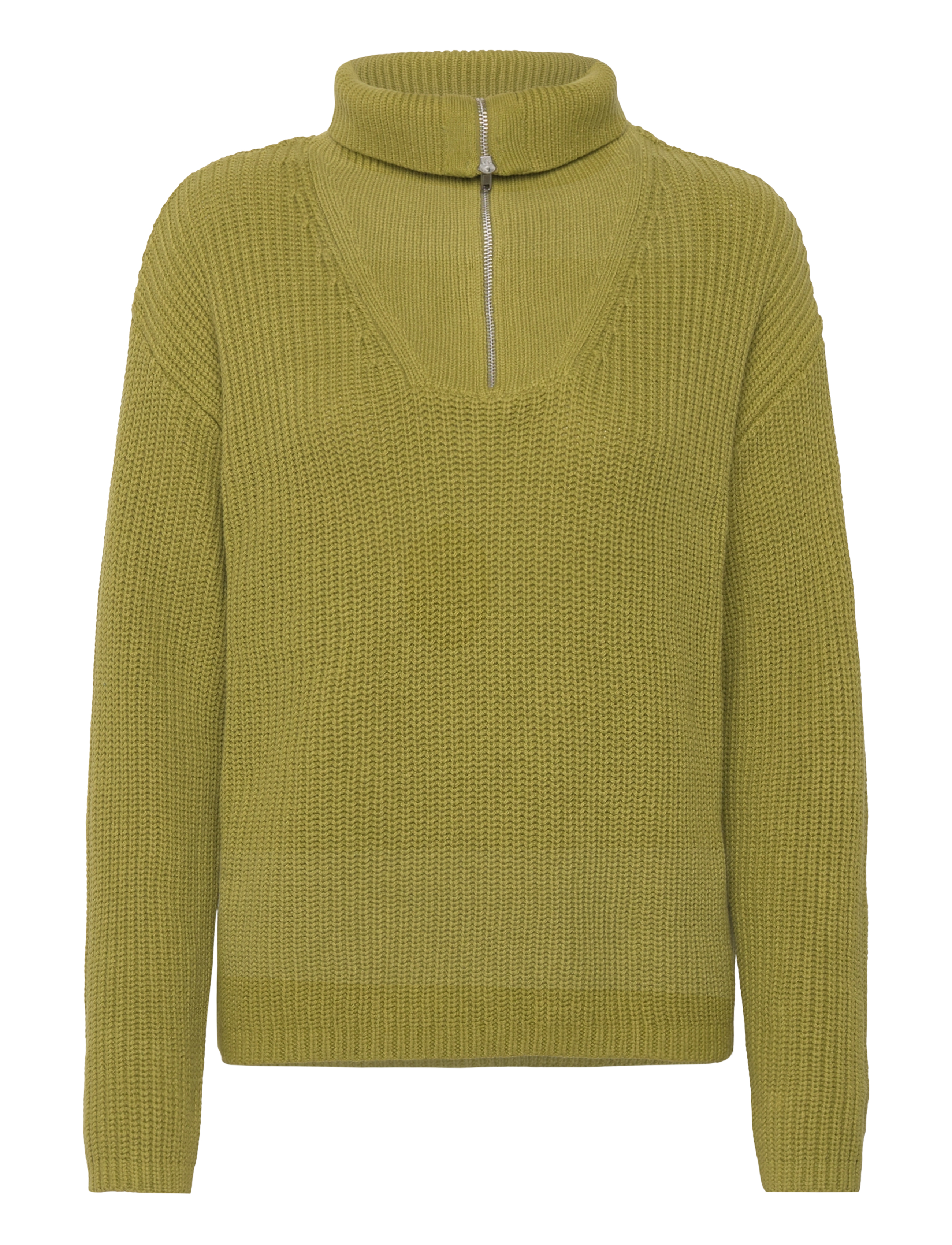 Selected - SLFBLOOMIE LS KNIT HALF ZIP NOOS - trøjer - cardamom seed - 2