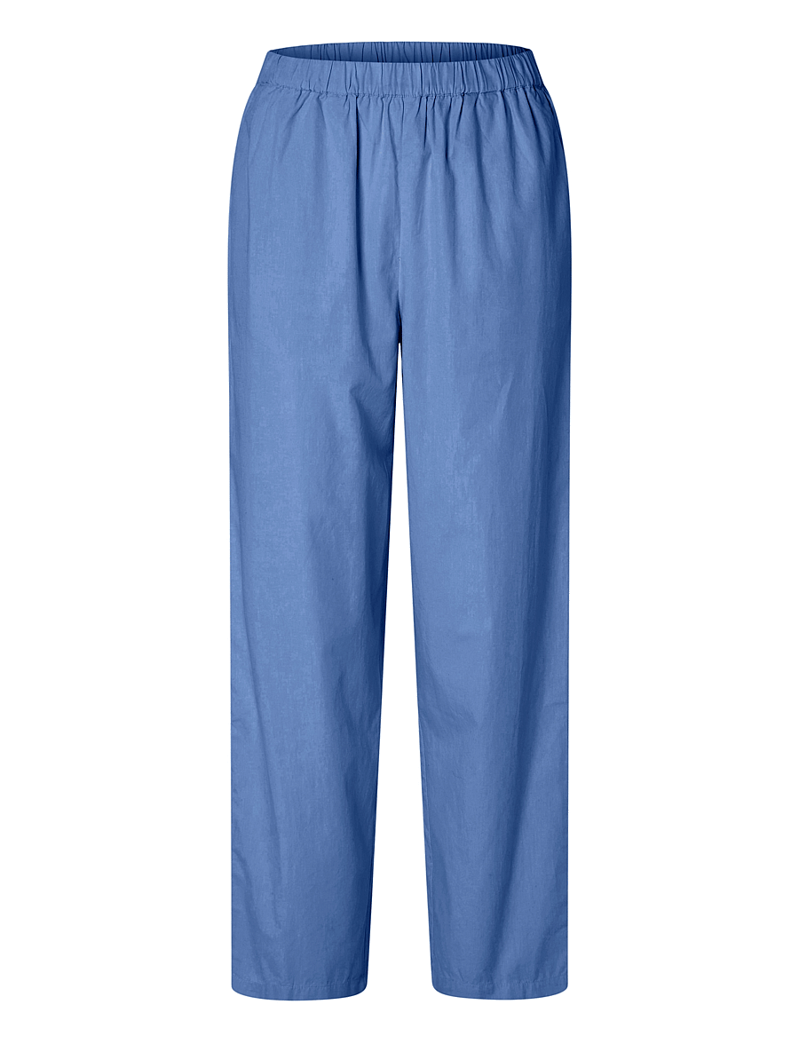 Selected - SLFBLAIR HW PANT B - sirged püksid - cornflower blue - 1