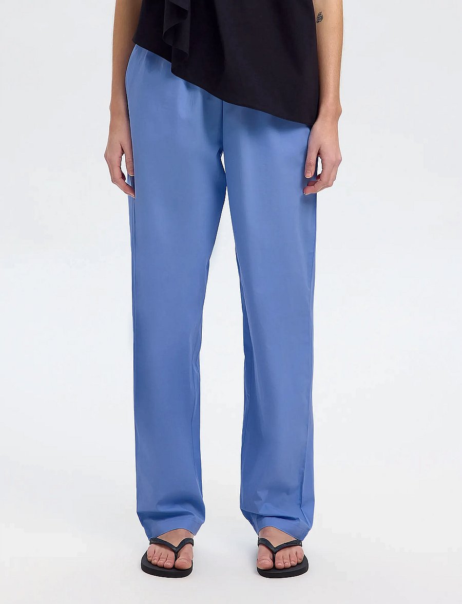 Selected - SLFBLAIR HW PANT B - sirged püksid - cornflower blue - 0