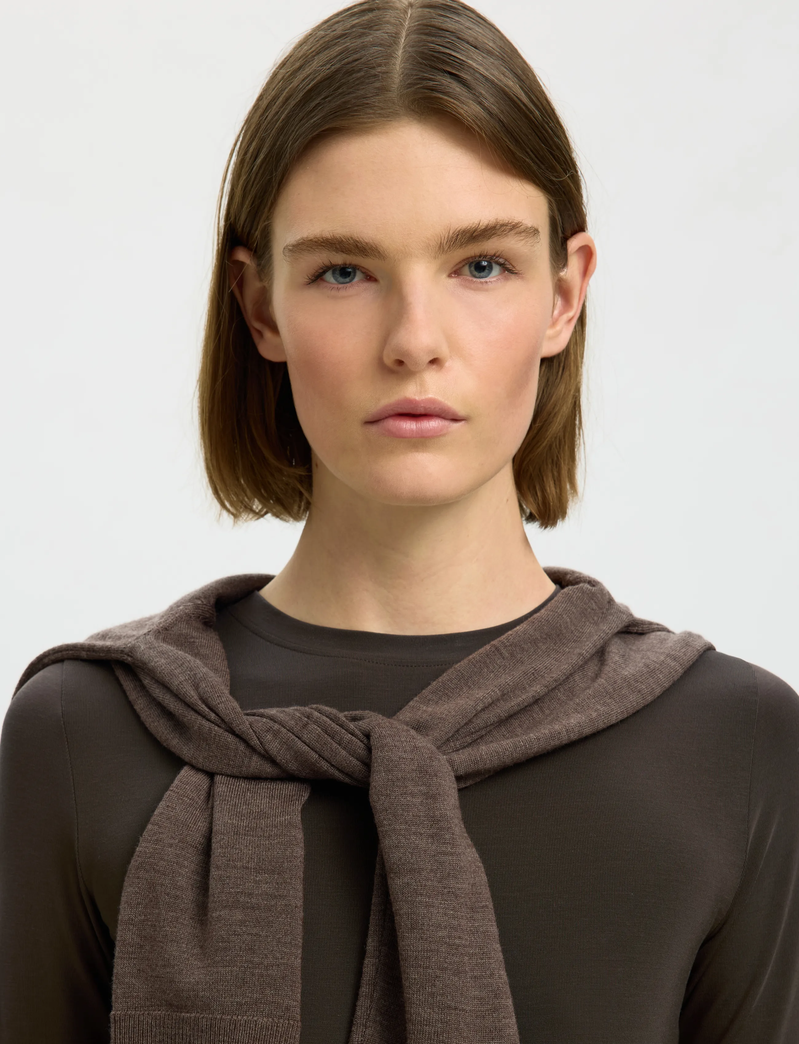 Selected - SLWMANJA LS O-NECK NOOS - långärmade toppar - delicioso - 4