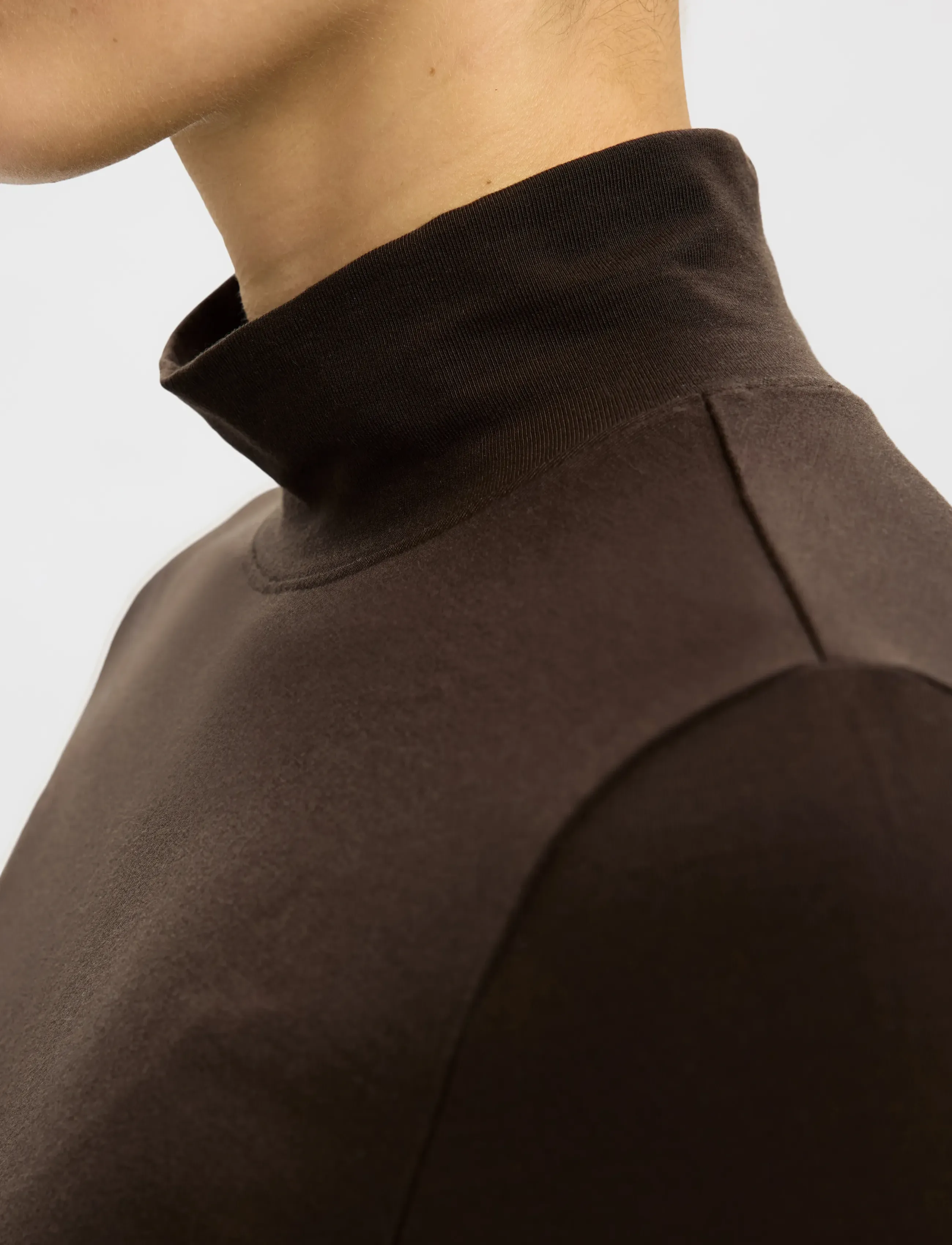 Selected - SLFMANJA LS HIGH NECK NOOS - langärmlige tops - delicioso - 4