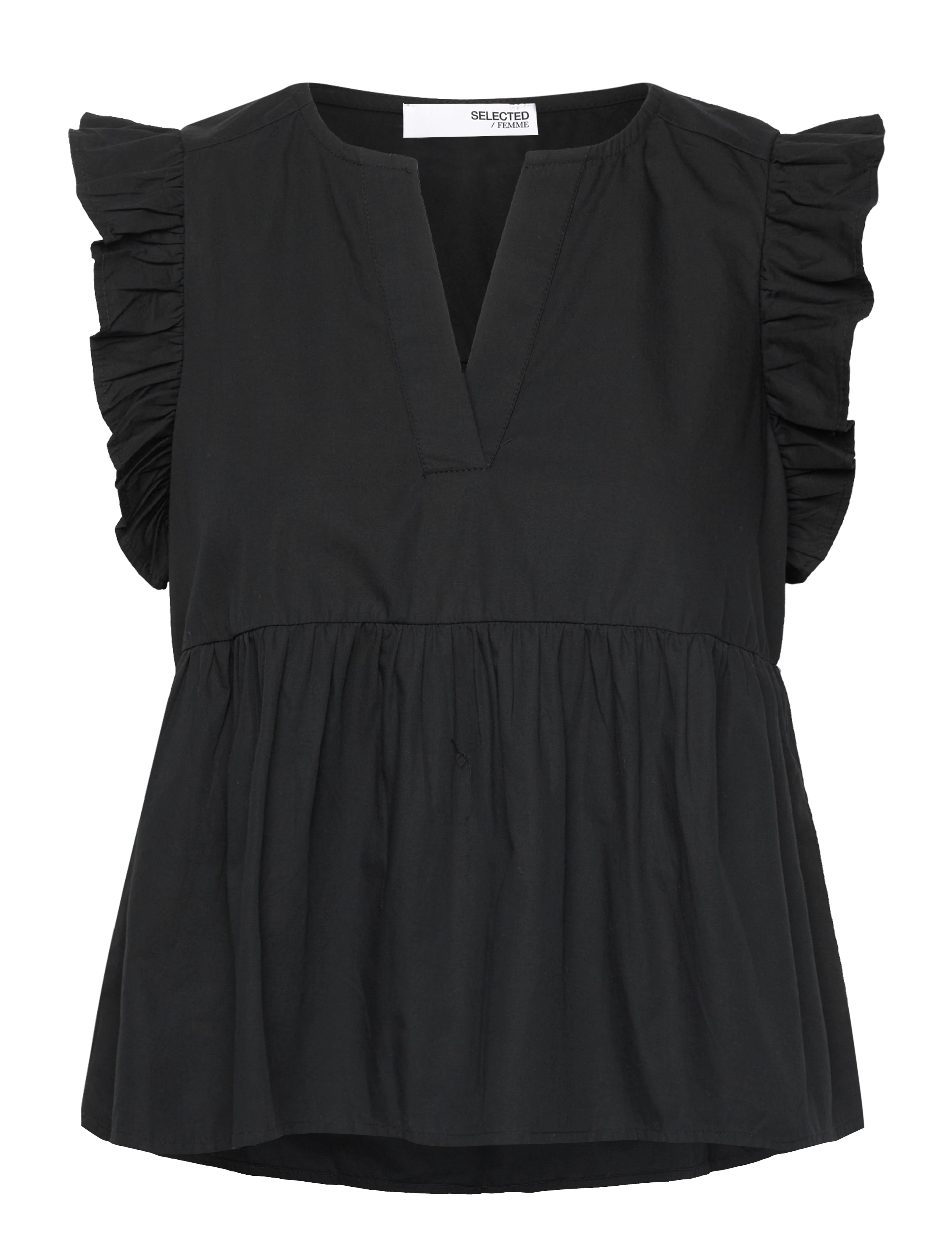 Selected SLFBLAIR-IDA SL TOP NOOS - Selected - BLACK / black