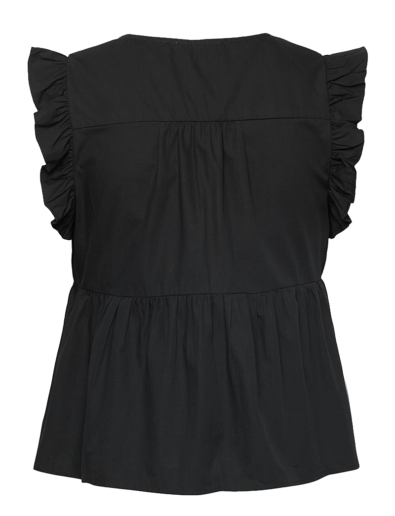 Selected - SLFBLAIR-IDA SL TOP NOOS - Ärmellose blusen - black - 2