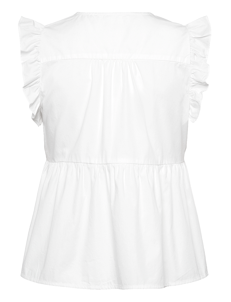 Selected - SLFBLAIR-IDA SL TOP NOOS - Ärmellose blusen - snow white - 2