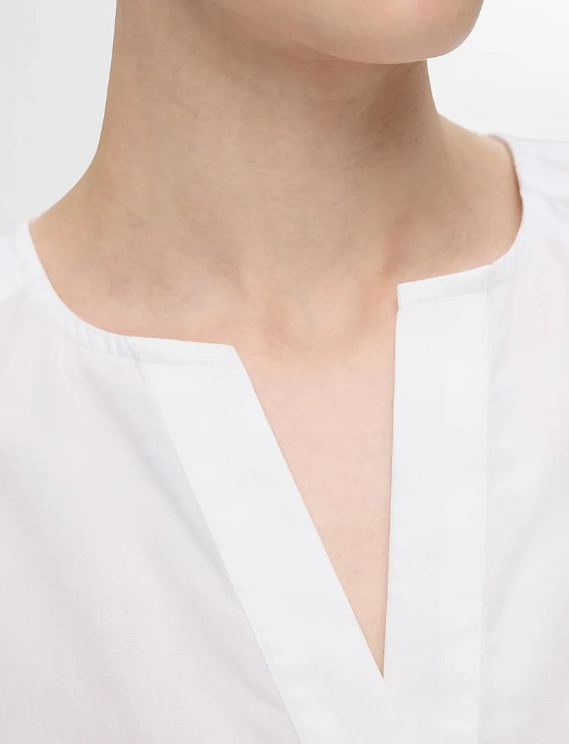 Selected - SLFBLAIR-IDA SL TOP NOOS - Ærmeløse bluser - snow white - 4