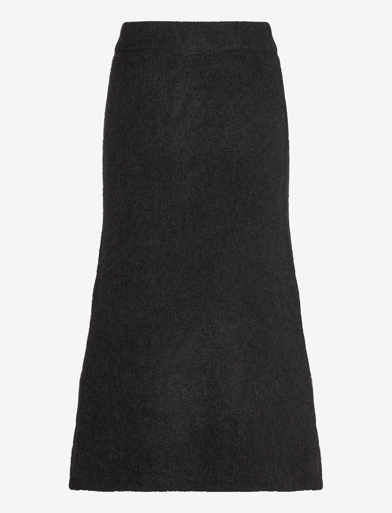 Selected - SLFGABELLA HW MIDI KNIT SKIRT - strickröcke - black - 1