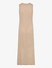 Selected Femme - SLFHENNAH SL KNIT DRESS - knitted dresses - humus - 1