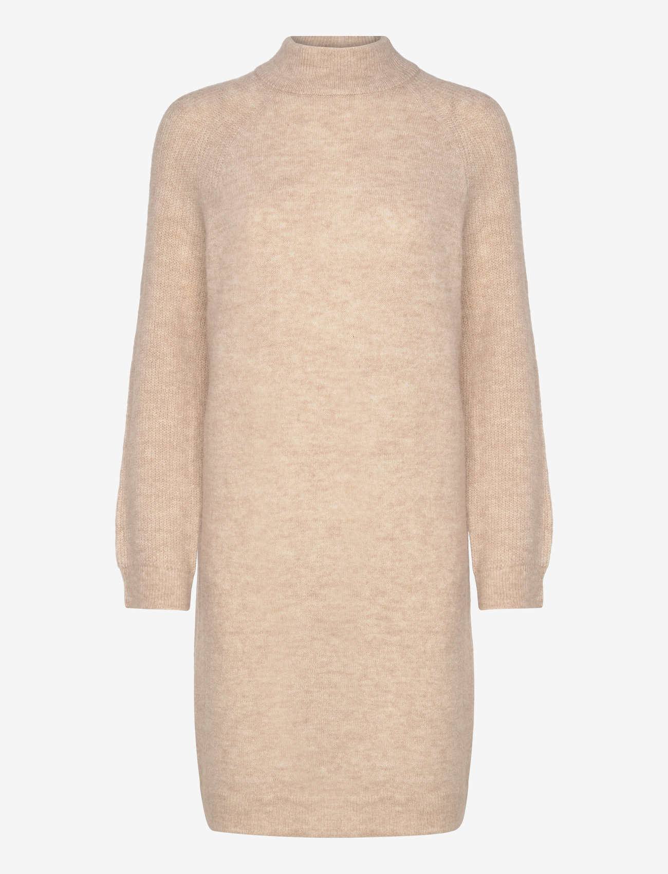 Selected - SLFLULU LS HIGH NECK KNIT DRESS - birch - 1