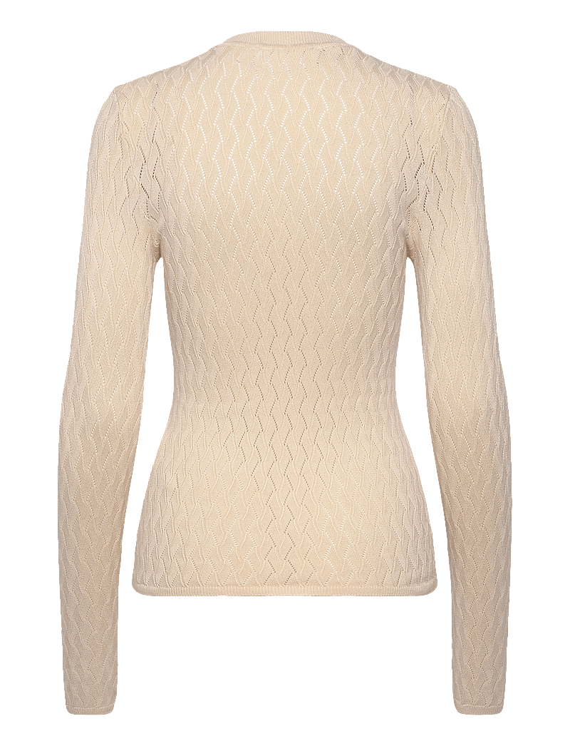 Selected - SLFCABALA LS KNIT O-NECK - stickade tröjor - birch - 2