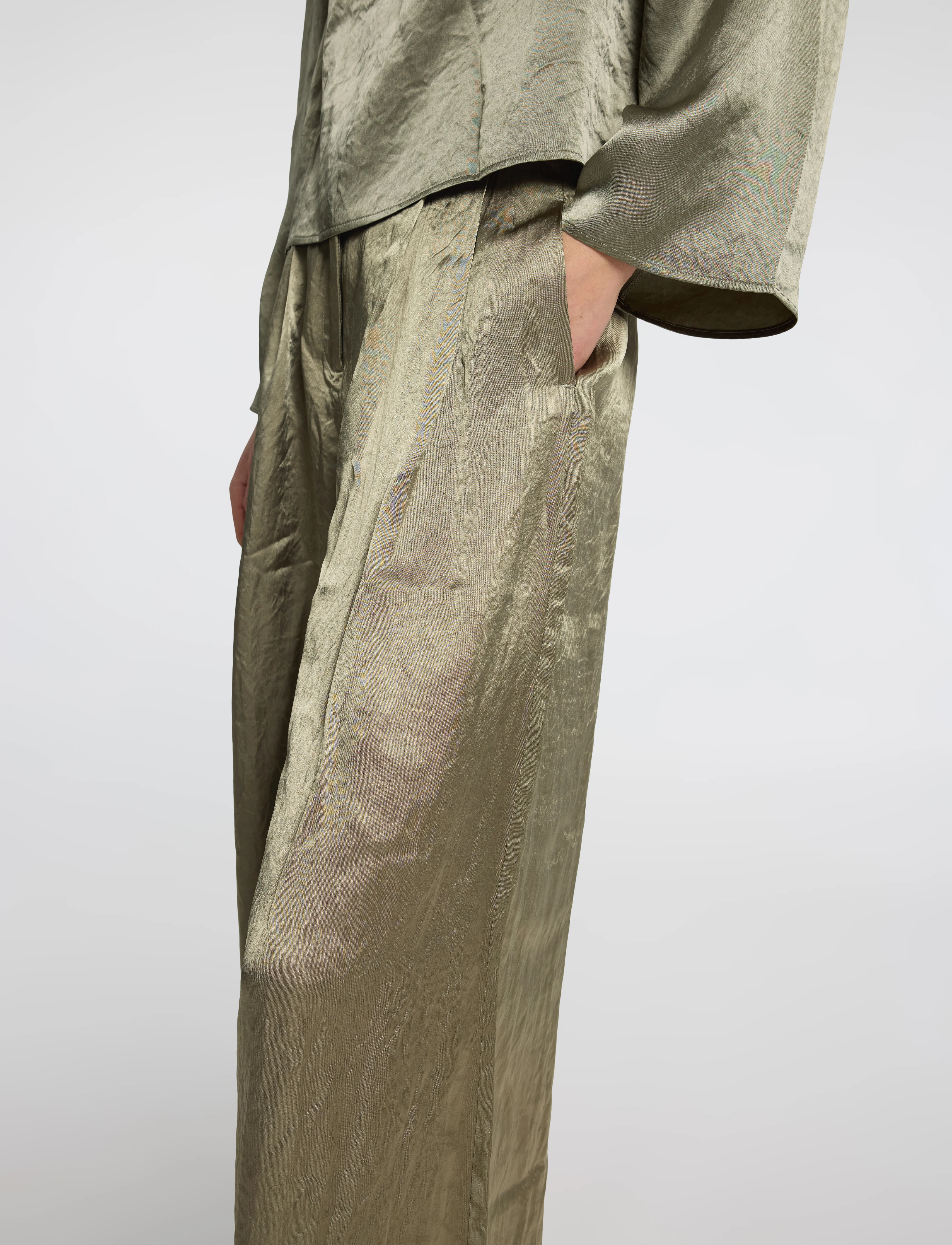 SELECTED Slfselene Hw Wide Pant B linnebyxor dam – bild 4