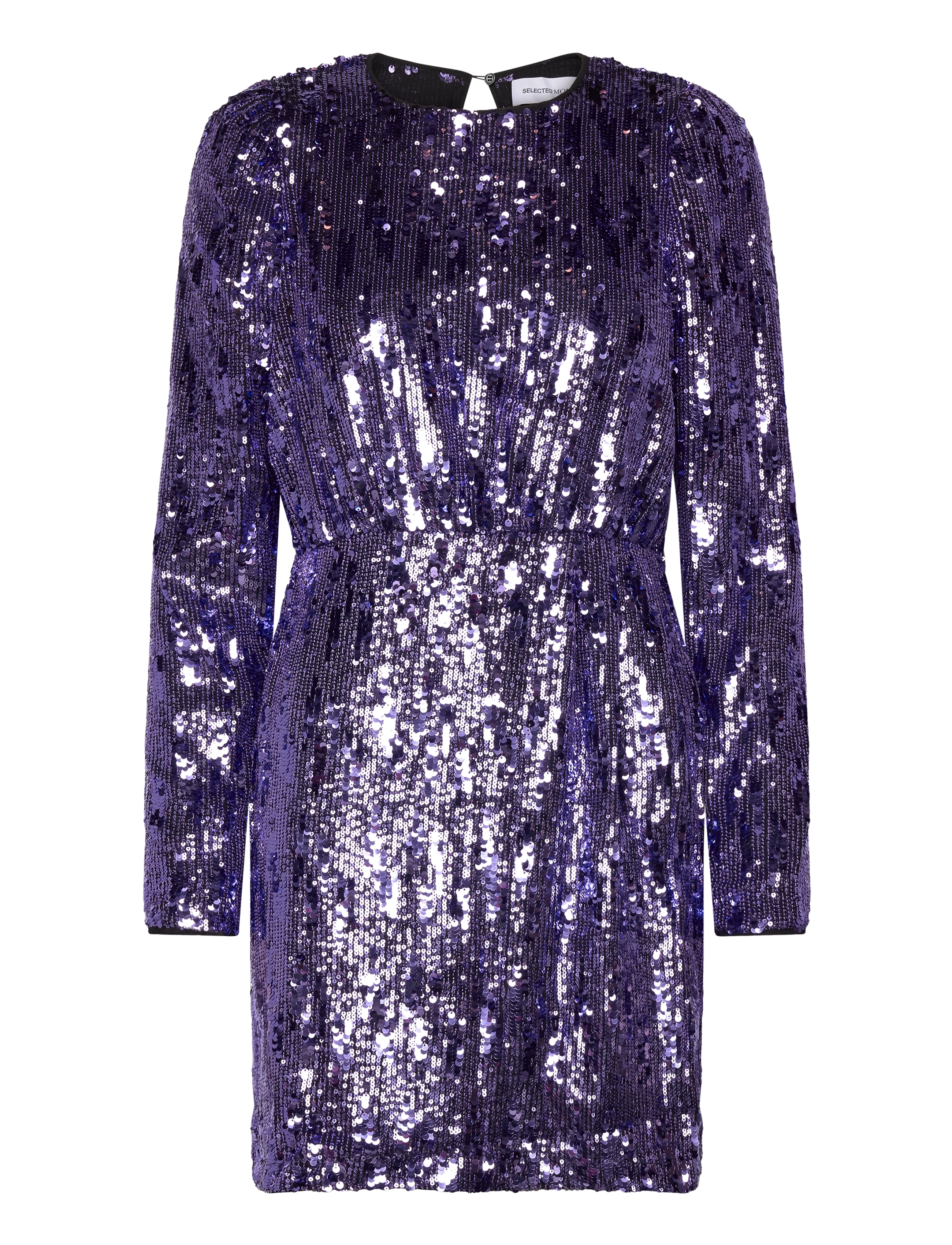 Selected SLFARI-COLYN LS SHORT SEQUINS DRESS B - Litterkleidid - LIBERTY / purple