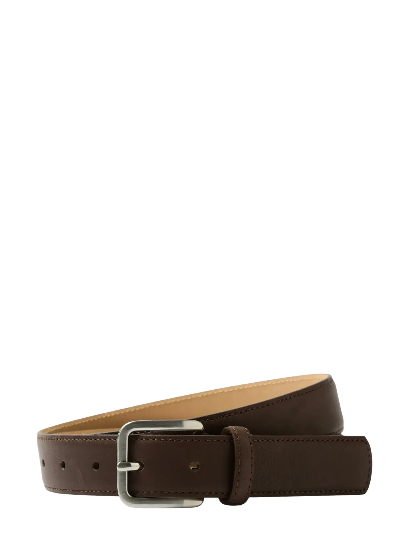 Selected - SLFCLARA LEATHER BELT NOOS - demitasse - 1