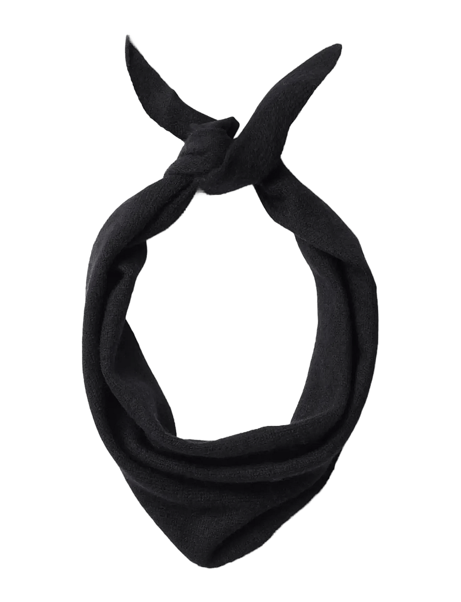 Selected - SLWMARIA NARROW CASHMERE SCARF NOOS - black - 0