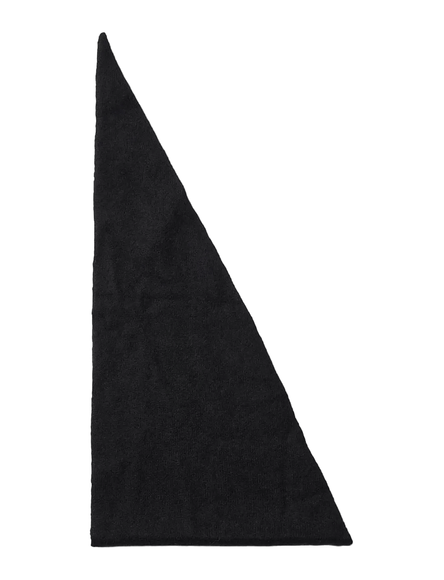 Selected - SLWMARIA NARROW CASHMERE SCARF NOOS - black - 1