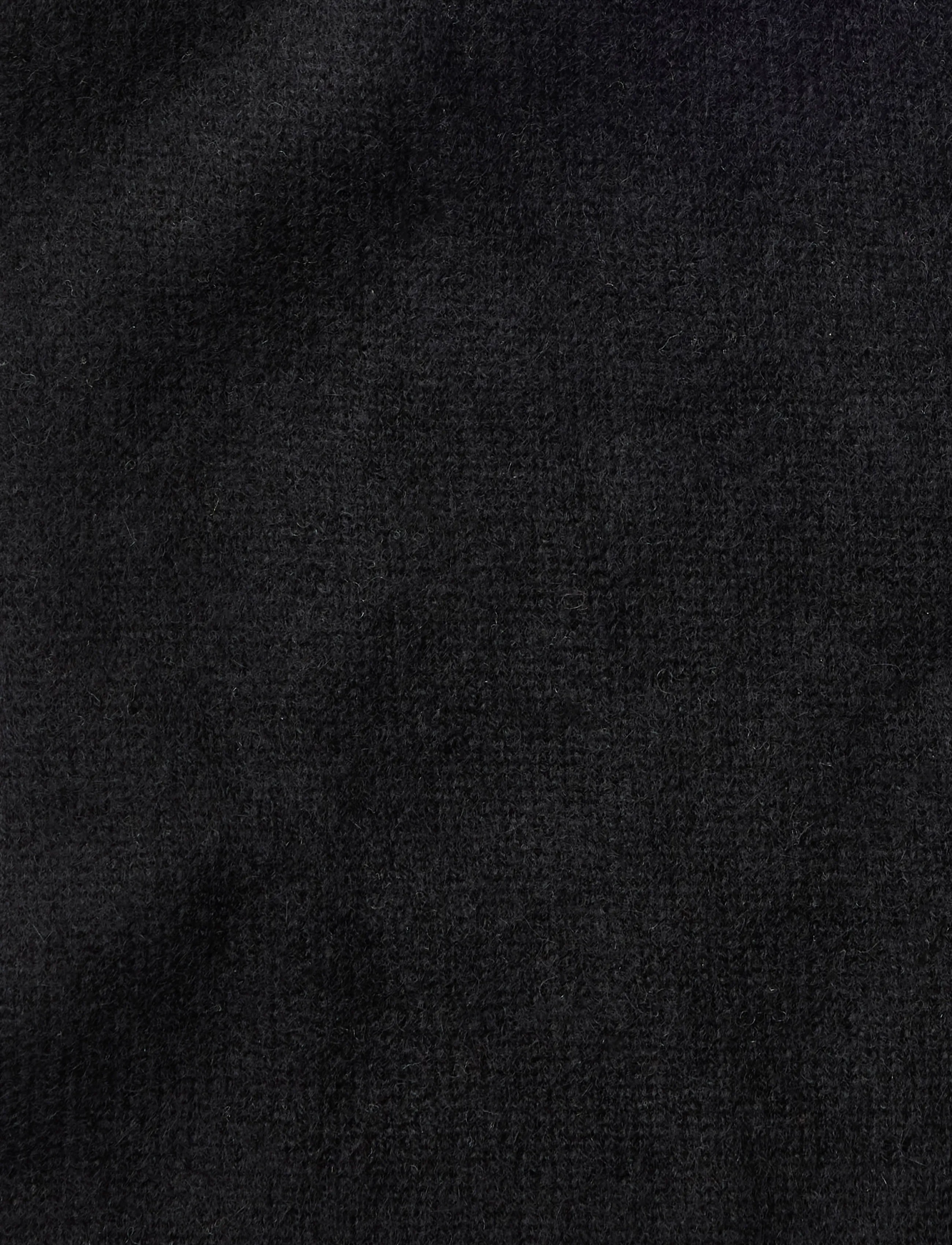 Selected - SLWMARIA NARROW CASHMERE SCARF NOOS - black - 2