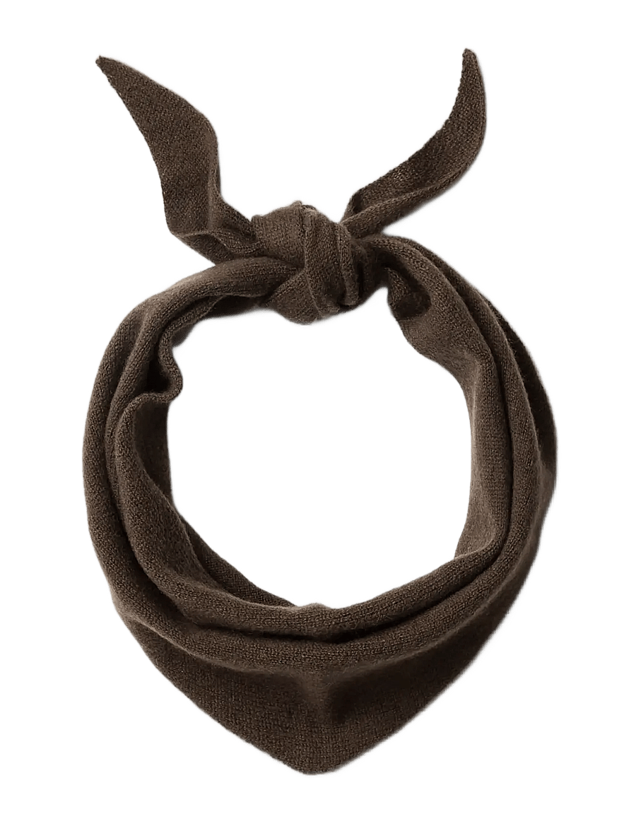 Selected - SLWMARIA NARROW CASHMERE SCARF NOOS - cashmere - chocolate chip - 0