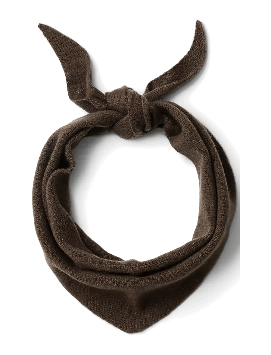Selected - SLWMARIA NARROW CASHMERE SCARF NOOS - cashmere - chocolate chip - 1