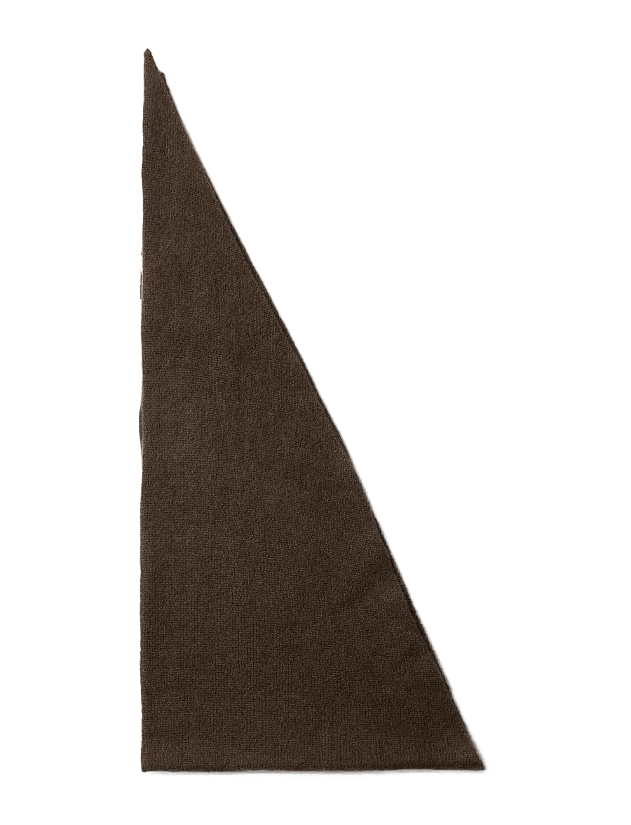 Selected - SLWMARIA NARROW CASHMERE SCARF NOOS - cashmere - chocolate chip - 2