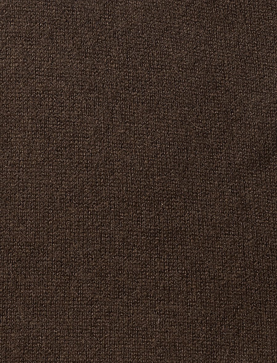 Selected - SLWMARIA NARROW CASHMERE SCARF NOOS - cashmere - chocolate chip - 3