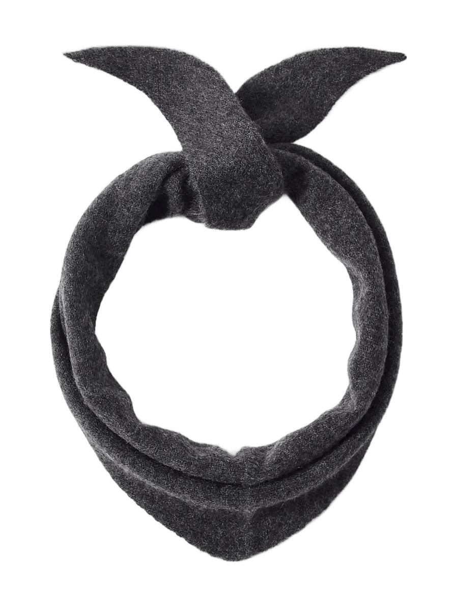 Selected - SLWMARIA NARROW CASHMERE SCARF NOOS - cashmere - dark grey melange - 0