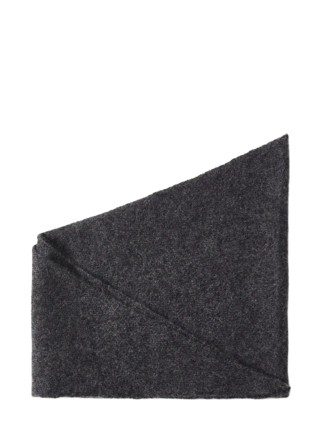 Selected - SLWMARIA NARROW CASHMERE SCARF NOOS - cashmere - dark grey melange - 2