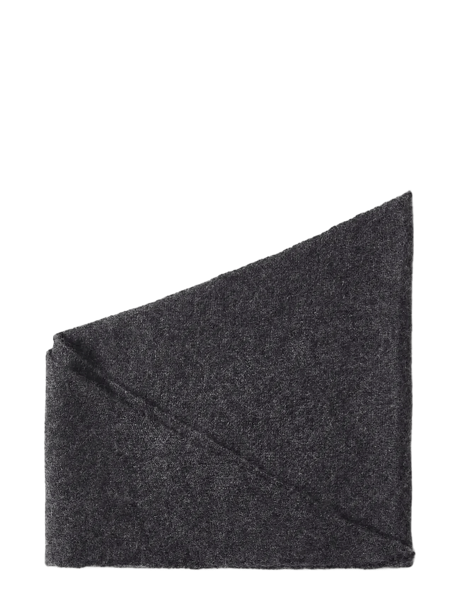 Selected - SLWMARIA NARROW CASHMERE SCARF NOOS - cashmere - dark grey melange - 2