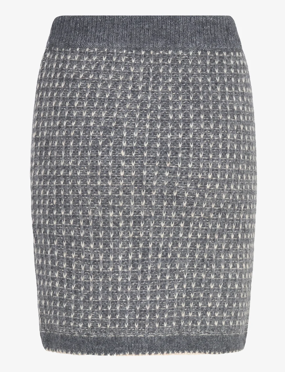 Selected - SLFSINE SHORT KNIT SKIRT - strickröcke - volcanic ash - 2