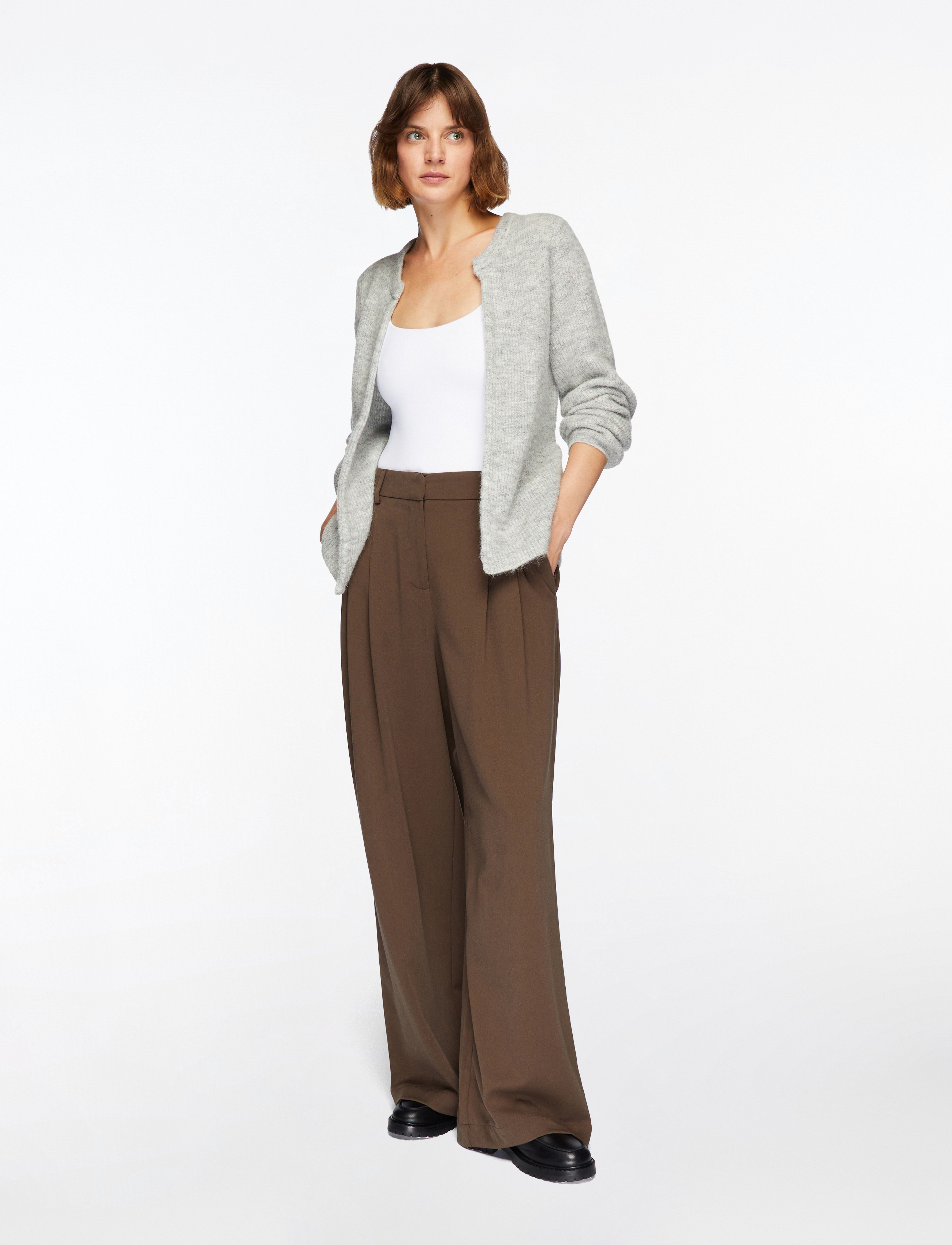 Slfsia Ras Ls Knit Belt Cardigan 2