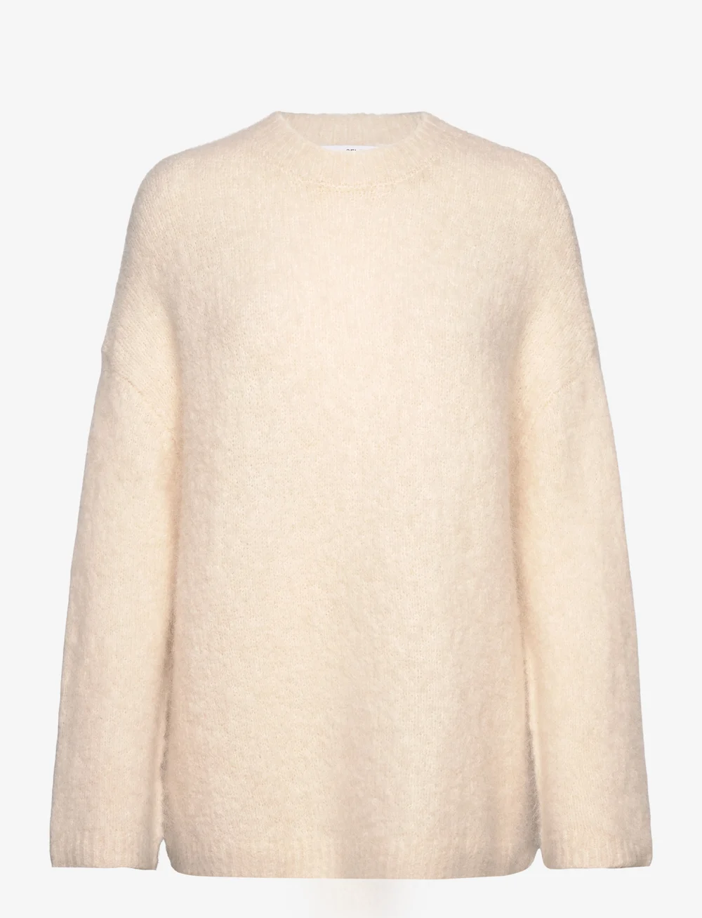 Selected - SLFGABELLA LS KNIT O-NECK CAMP - pullover - birch - 1