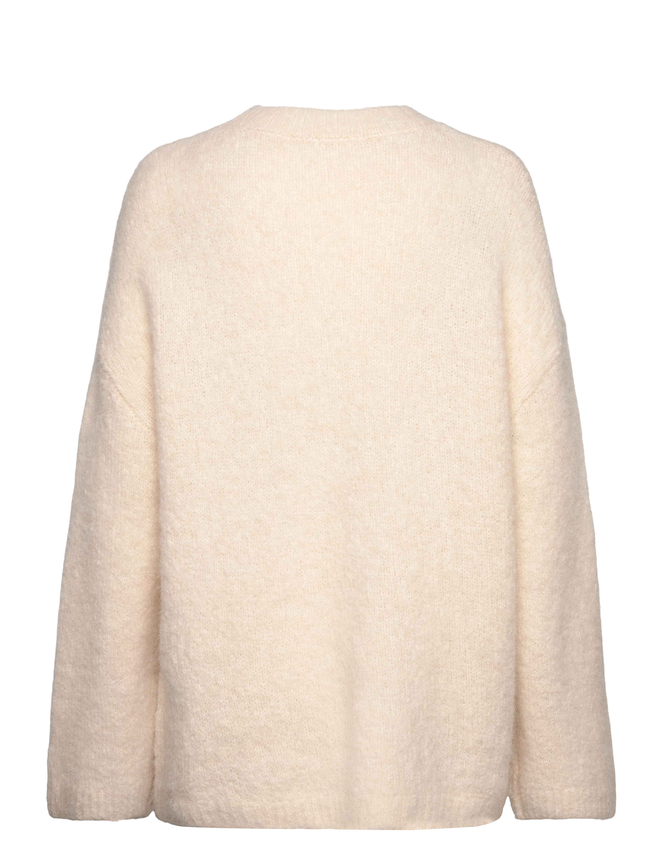 Selected - SLFGABELLA LS KNIT O-NECK CAMP - trøjer - birch - 2