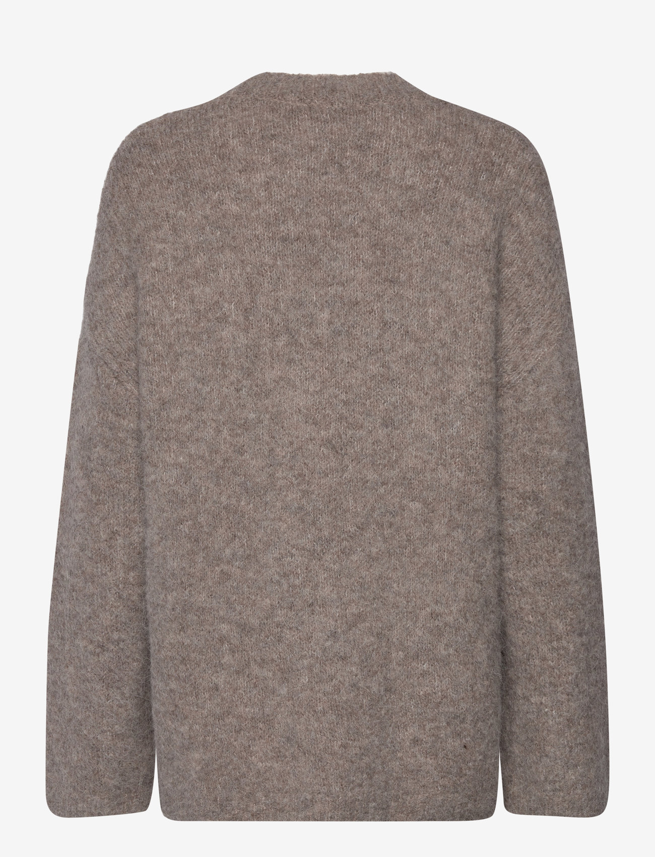 Selected - SLFGABELLA LS KNIT O-NECK CAMP - pullover - steel gray - 2