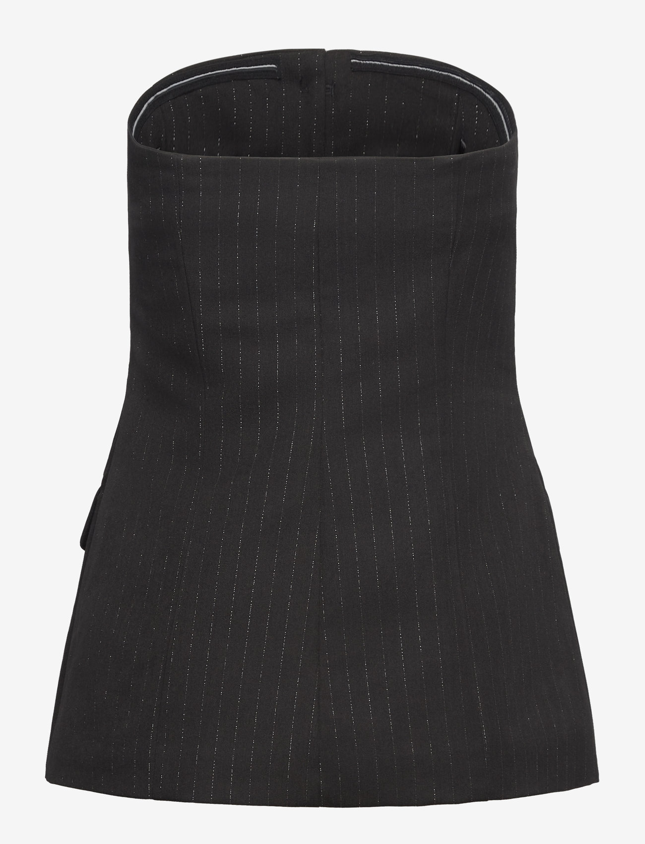 Selected - SLFELI BUSTIER TOP - sleeveless blouses - black - 2