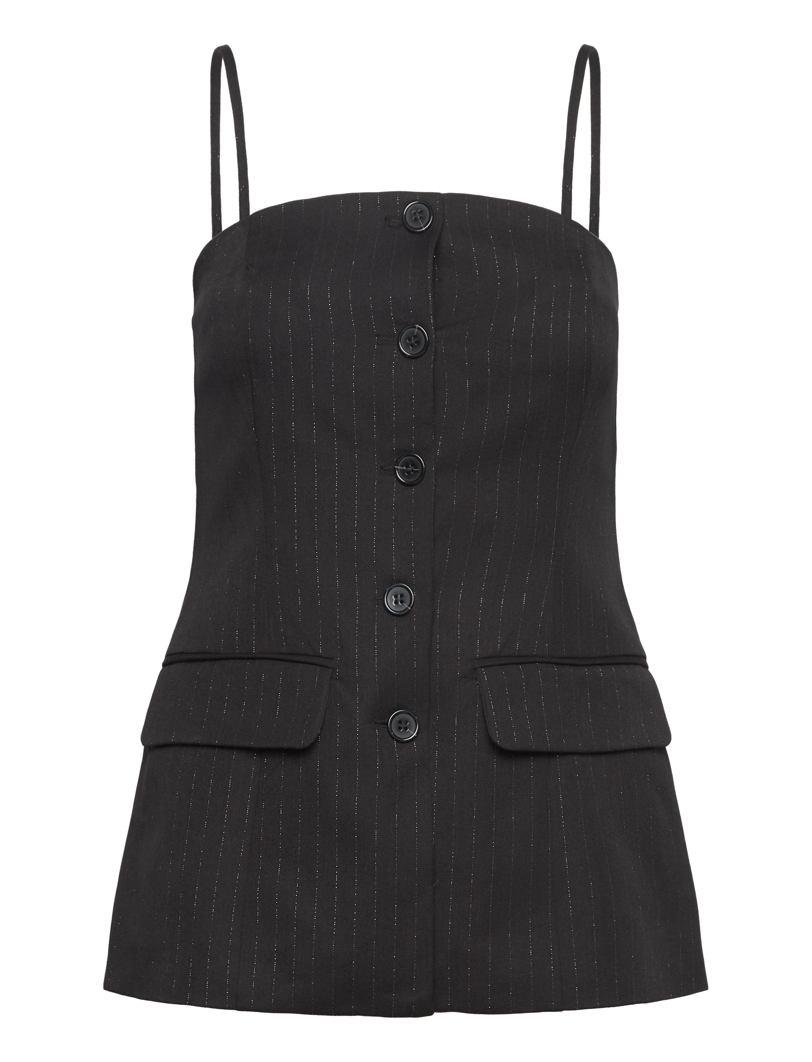 Selected - SLFELI BUSTIER TOP - Ärmellose blusen - black - 3