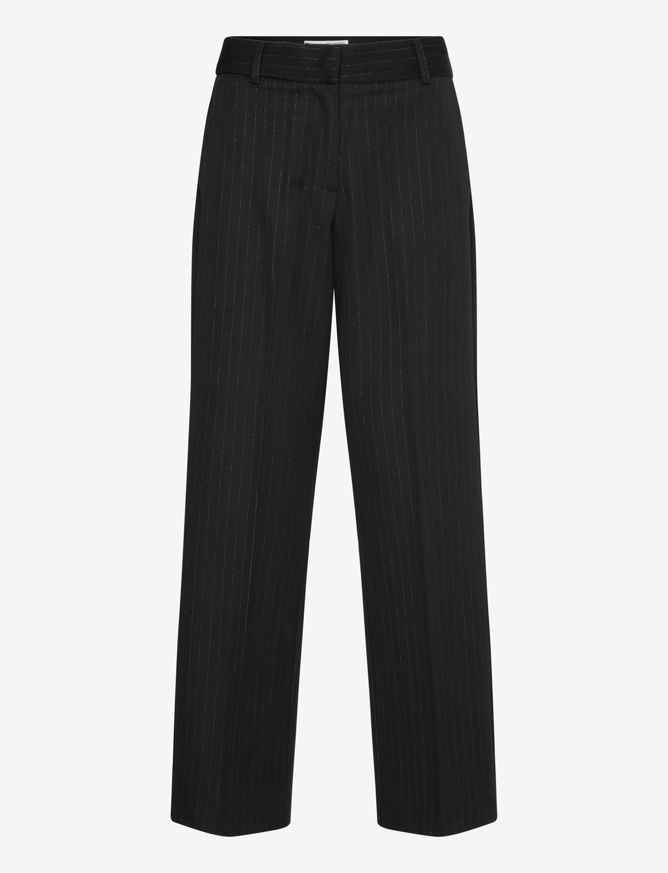 Selected - SLFELI-RITA MW WIDE PANT - hosen mit weitem bein - black - 1