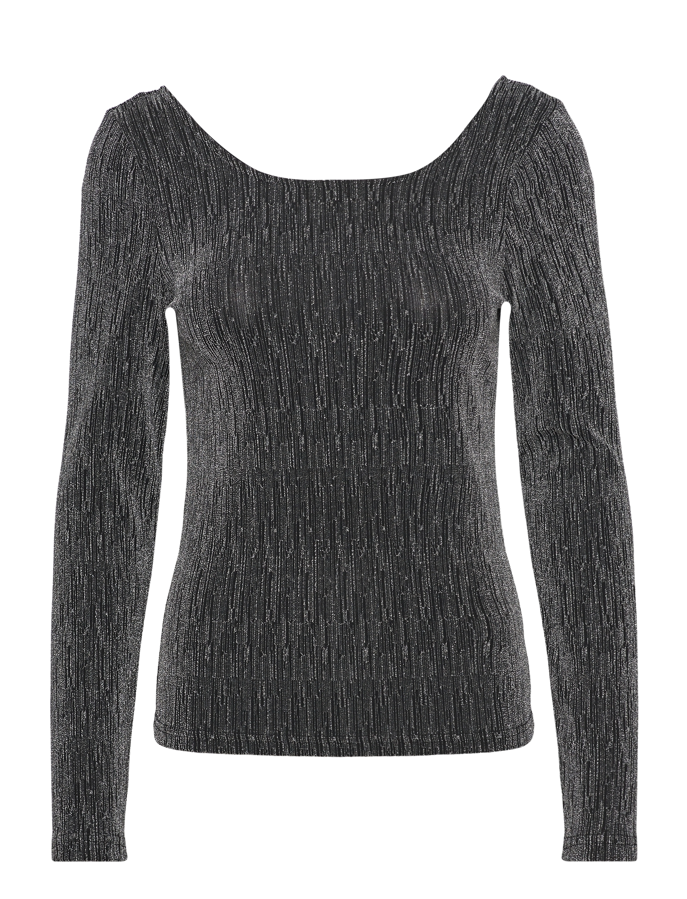 Selected SLFANITA LS LOW BACK TOP - Transitional Layering - BLACK / black