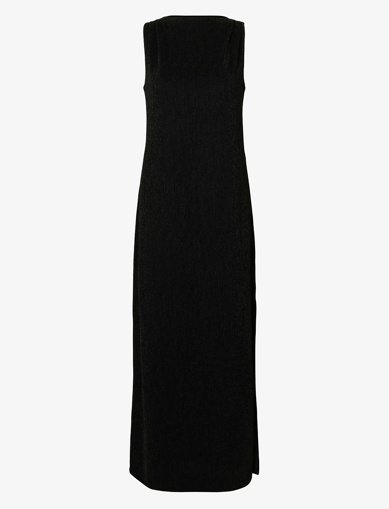 Selected - SLFANITA TWISTED ANKLE DRESS - pidulikud kleidid - black - 1