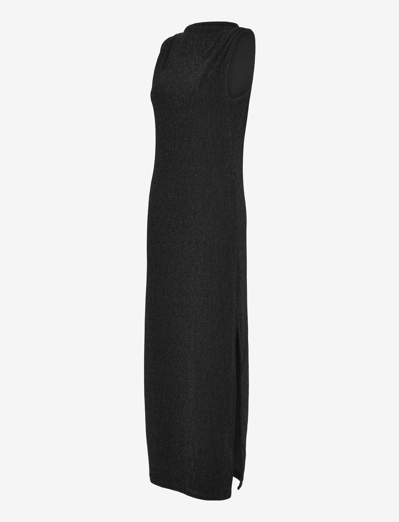 Selected - SLFANITA TWISTED ANKLE DRESS - pidulikud kleidid - black - 3