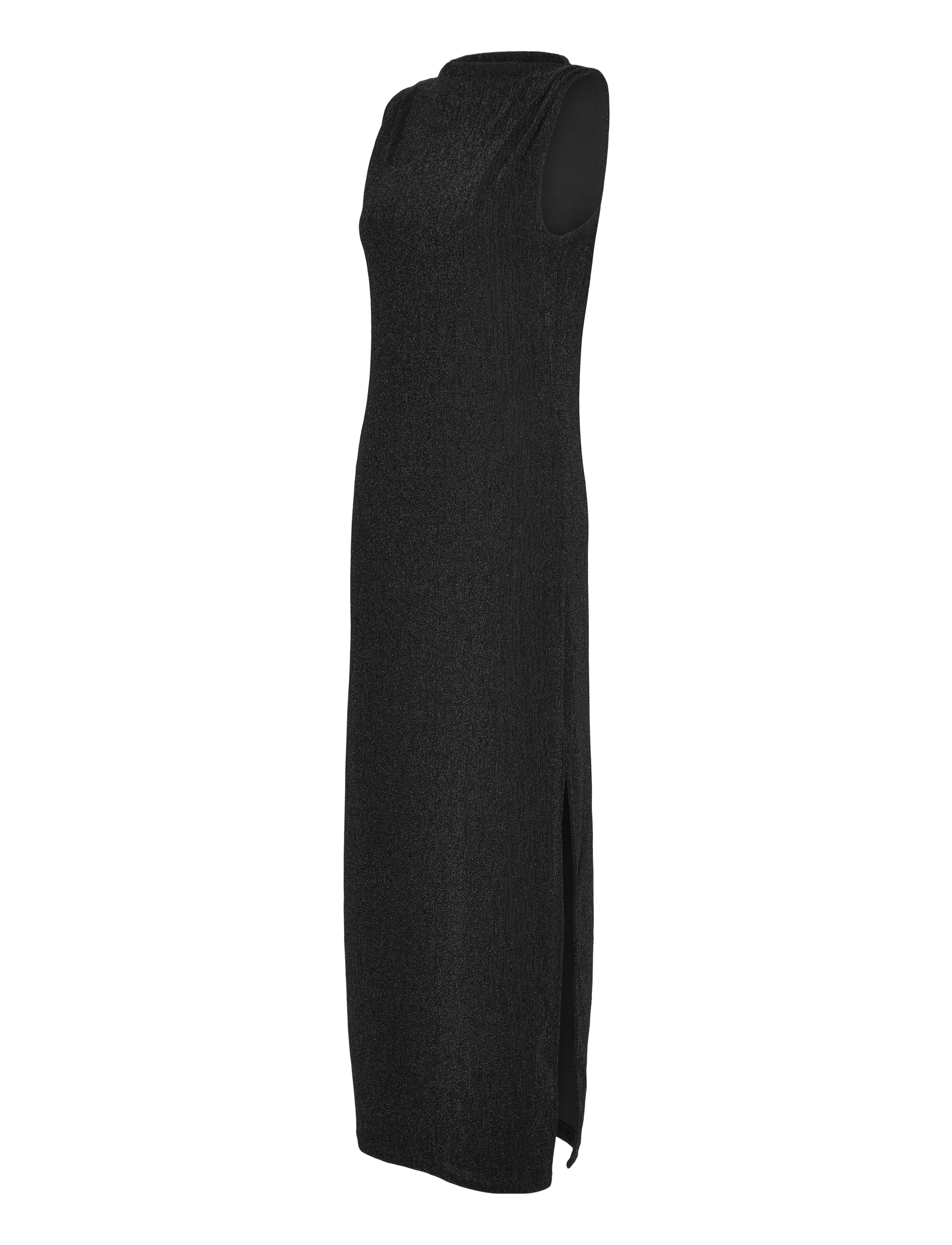 Selected - SLFANITA TWISTED ANKLE DRESS - aftenkjoler - black - 3